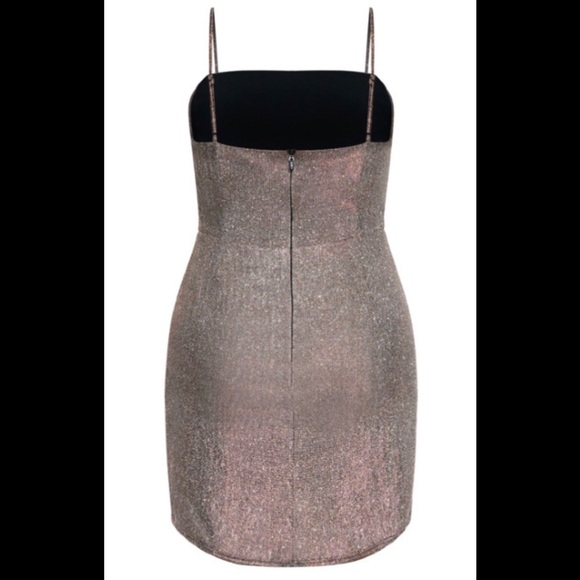 NWT City Chic Bronze Dress - Size 22 - Picture 3 of 7